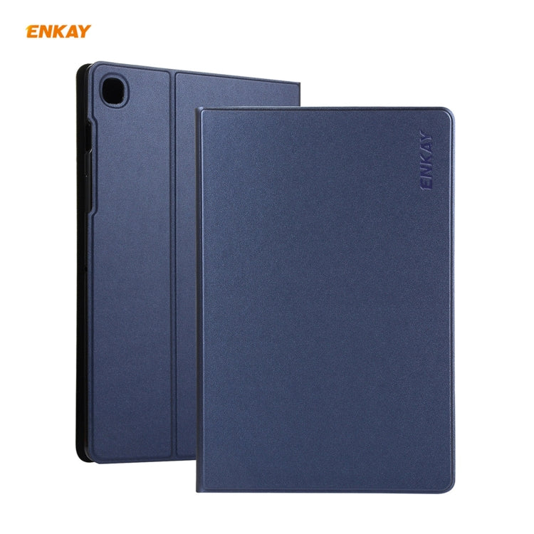 For Samsung Galaxy Tab A7 10.4 T500 / T505 2020 / 2022 ENKAY Horizontal Flip PU Leather + TPU Smart Case with Holder & Sleep / Wake-up Function(Dark Blue) - Other Galaxy Tab PC by ENKAY | Online Shopping UK | buy2fix