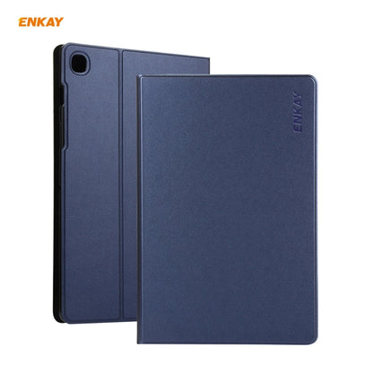 For Samsung Galaxy Tab A7 10.4 T500 / T505 2020 / 2022 ENKAY Horizontal Flip PU Leather + TPU Smart Case with Holder & Sleep / Wake-up Function(Dark Blue) - Other Galaxy Tab PC by ENKAY | Online Shopping UK | buy2fix