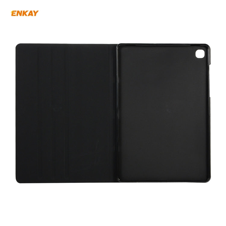 For Samsung Galaxy Tab A7 10.4 T500 / T505 2020 / 2022 ENKAY Horizontal Flip PU Leather + TPU Smart Case with Holder & Sleep / Wake-up Function(Dark Blue) - Other Galaxy Tab PC by ENKAY | Online Shopping UK | buy2fix