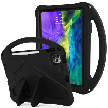 For iPad Pro 11（2020&2018) EVA Flat Anti Falling Protective Tablet Case Shell with Holder(Black) - iPad Pro 11 (2020) Cases by buy2fix | Online Shopping UK | buy2fix