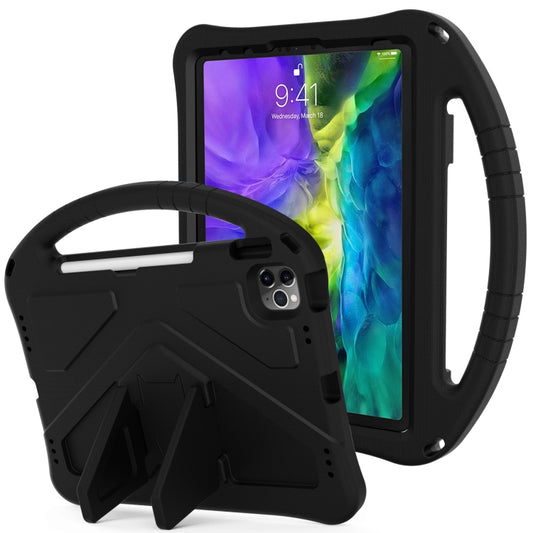 For iPad Pro 11（2020&2018) EVA Flat Anti Falling Protective Tablet Case Shell with Holder(Black) - iPad Pro 11 (2020) Cases by buy2fix | Online Shopping UK | buy2fix