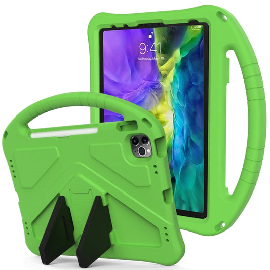 For iPad Pro 11（2020&2018) EVA Flat Anti Falling Protective Tablet Case Shell with Holder(Green) - iPad Pro 11 (2020) Cases by buy2fix | Online Shopping UK | buy2fix