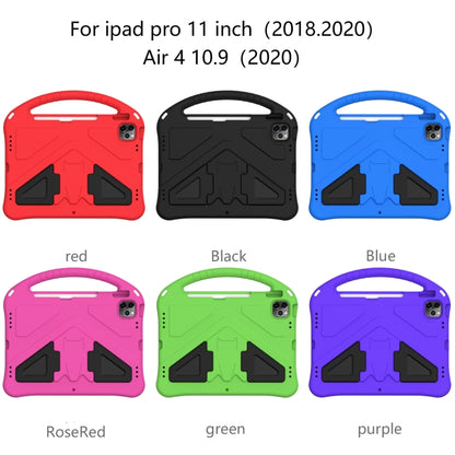 For iPad Pro 11（2020&2018) EVA Flat Anti Falling Protective Tablet Case Shell with Holder(Green) - iPad Pro 11 (2020) Cases by buy2fix | Online Shopping UK | buy2fix