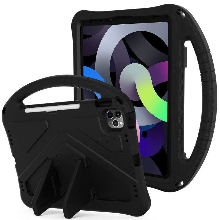 For iPad Air 2022 / 2020 10.9 EVA Flat Anti Falling Protective Case Shell with Holder(Black) - iPad Air (2022) / (2020) 10.9 Cases by buy2fix | Online Shopping UK | buy2fix