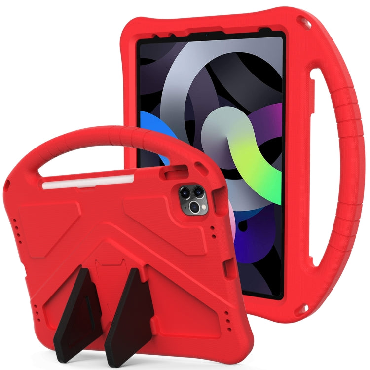 For iPad Air 2022 / 2020 10.9 EVA Flat Anti Falling Protective Case Shell with Holder(Red) - iPad Air (2022) / (2020) 10.9 Cases by buy2fix | Online Shopping UK | buy2fix