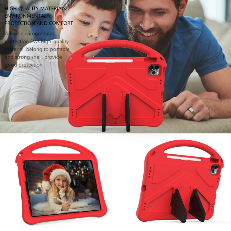 For iPad Air 2022 / 2020 10.9 EVA Flat Anti Falling Protective Case Shell with Holder(Red) - iPad Air (2022) / (2020) 10.9 Cases by buy2fix | Online Shopping UK | buy2fix
