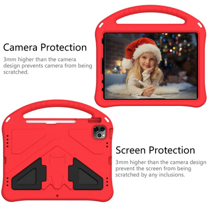 For iPad Air 2022 / 2020 10.9 EVA Flat Anti Falling Protective Case Shell with Holder(Red) - iPad Air (2022) / (2020) 10.9 Cases by buy2fix | Online Shopping UK | buy2fix