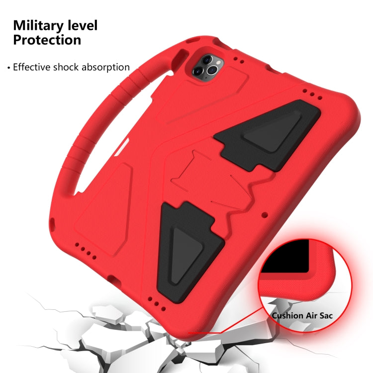 For iPad Air 2022 / 2020 10.9 EVA Flat Anti Falling Protective Case Shell with Holder(Red) - iPad Air (2022) / (2020) 10.9 Cases by buy2fix | Online Shopping UK | buy2fix