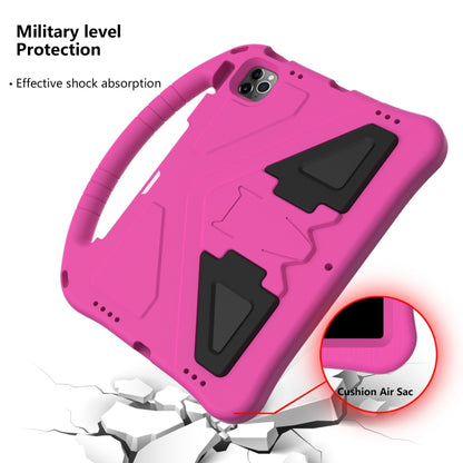 For iPad Air 2022 / 2020 10.9 EVA Flat Anti Falling Protective Case Shell with Holder(RoseRed) - iPad Air (2022) / (2020) 10.9 Cases by buy2fix | Online Shopping UK | buy2fix