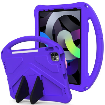 For iPad Air 2022 / 2020 10.9 EVA Flat Anti Falling Protective Case Shell with Holder(Purple) - iPad Air (2022) / (2020) 10.9 Cases by buy2fix | Online Shopping UK | buy2fix