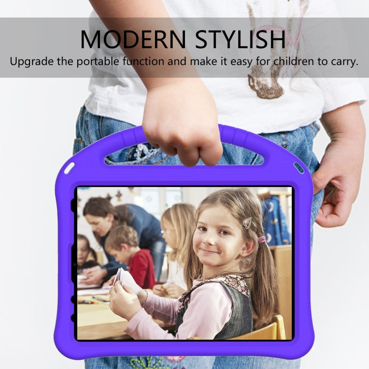 For iPad Air 2022 / 2020 10.9 EVA Flat Anti Falling Protective Case Shell with Holder(Purple) - iPad Air (2022) / (2020) 10.9 Cases by buy2fix | Online Shopping UK | buy2fix
