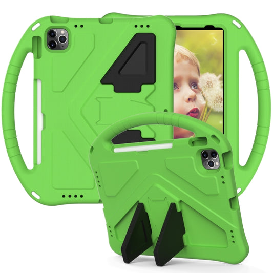 For iPad Air 2022 / 2020 10.9 EVA Flat Anti Falling Protective Case Shell with Holder(Green) - iPad Air (2022) / (2020) 10.9 Cases by buy2fix | Online Shopping UK | buy2fix