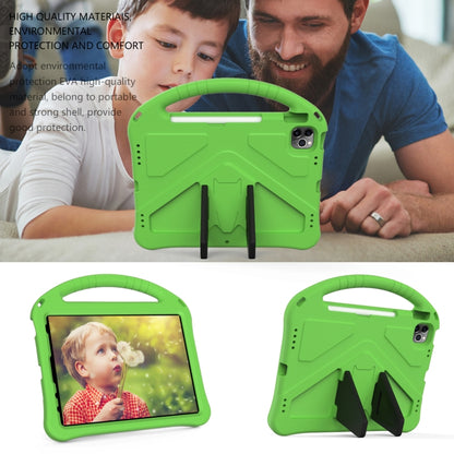 For iPad Air 2022 / 2020 10.9 EVA Flat Anti Falling Protective Case Shell with Holder(Green) - iPad Air (2022) / (2020) 10.9 Cases by buy2fix | Online Shopping UK | buy2fix