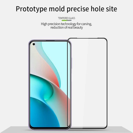 For Xiaomi Redmi Note 9T / Note 9 5G PINWUYO 9H 3D Curved Full Screen Explosion-proof Tempered Glass Film(Black) by PINWUYO