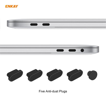 ENKAY 3 in 1 Crystal Laptop Protective Case + US Version TPU Keyboard Film + Anti-dust Plugs Set for MacBook Pro 13.3 inch A1708 (without Touch Bar)(Transparent) - MacBook Pro Cases by ENKAY | Online Shopping UK | buy2fix