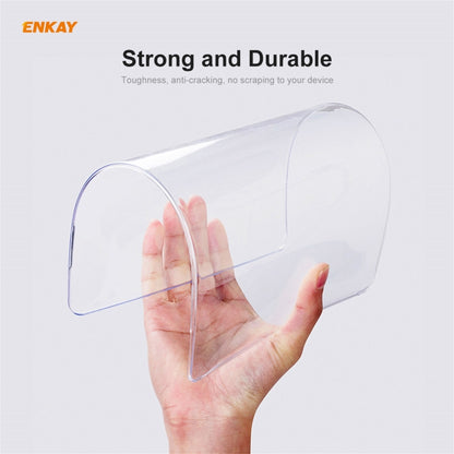 ENKAY 3 in 1 Crystal Laptop Protective Case + EU Version TPU Keyboard Film + Anti-dust Plugs Set for MacBook Pro 13.3 inch A1706 / A1989 / A2159 (with Touch Bar)(Transparent) - MacBook Pro Cases by ENKAY | Online Shopping UK | buy2fix