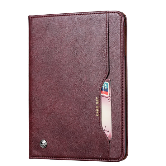 Knead Skin Texture Horizontal Flip Leather Case for Galaxy Tab A 8 2019 P200 / P205, with Photo Frame & Holder & Card Slots & Wallet(Wine Red) by buy2fix