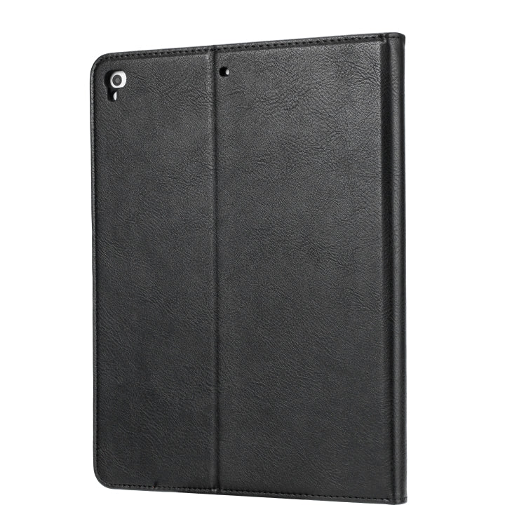 Knead Skin Texture Horizontal Flip Leather Case for iPad 9.7 2018 / 2017 / Air / Air 2/Pro 9.7, with Photo Frame & Holder & Card Slots & Wallet(Black) - iPad Pro 9.7 inch Cases by buy2fix | Online Shopping UK | buy2fix