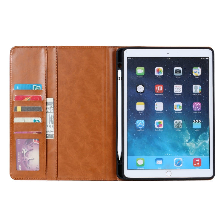 Knead Skin Texture Horizontal Flip Leather Case for iPad 9.7 2018 / 2017 / Air / Air 2/Pro 9.7, with Photo Frame & Holder & Card Slots & Wallet(Black) - iPad Pro 9.7 inch Cases by buy2fix | Online Shopping UK | buy2fix