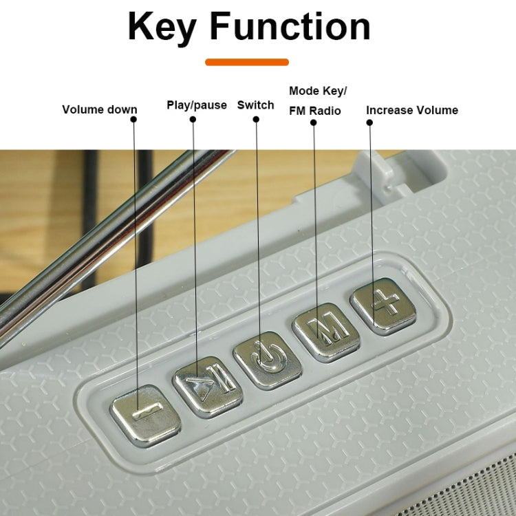 T&G TG280 Solar Power Charging Bluetooth Speakers with Flashlight, Support TF Card / FM / 3.5mm AUX / U Disk / Hands-free Call(Peacock Blue) - Desktop Speaker by T&G | Online Shopping UK | buy2fix