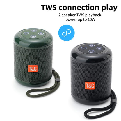 T&G TG519 TWS HiFi Portable Bluetooth Speaker Subwoofer Outdoor Wireless Column Speakers Support TF Card / FM / 3.5mm AUX / U Disk / Hands-free Call(Black) - Desktop Speaker by T&G | Online Shopping UK | buy2fix