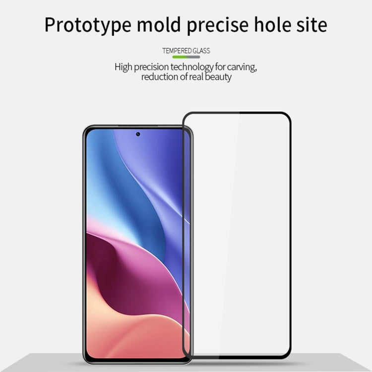 For Xiaomi Redmi K40 / K40 Pro PINWUYO 9H 2.5D Full Screen Tempered Glass Film(Black) -  by PINWUYO | Online Shopping UK | buy2fix