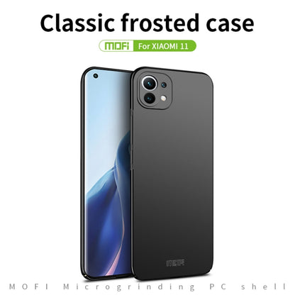 For Xiaomi Mi 11 MOFI Frosted PC Ultra-thin Hard Case(Blue) - Xiaomi Cases by MOFI | Online Shopping UK | buy2fix