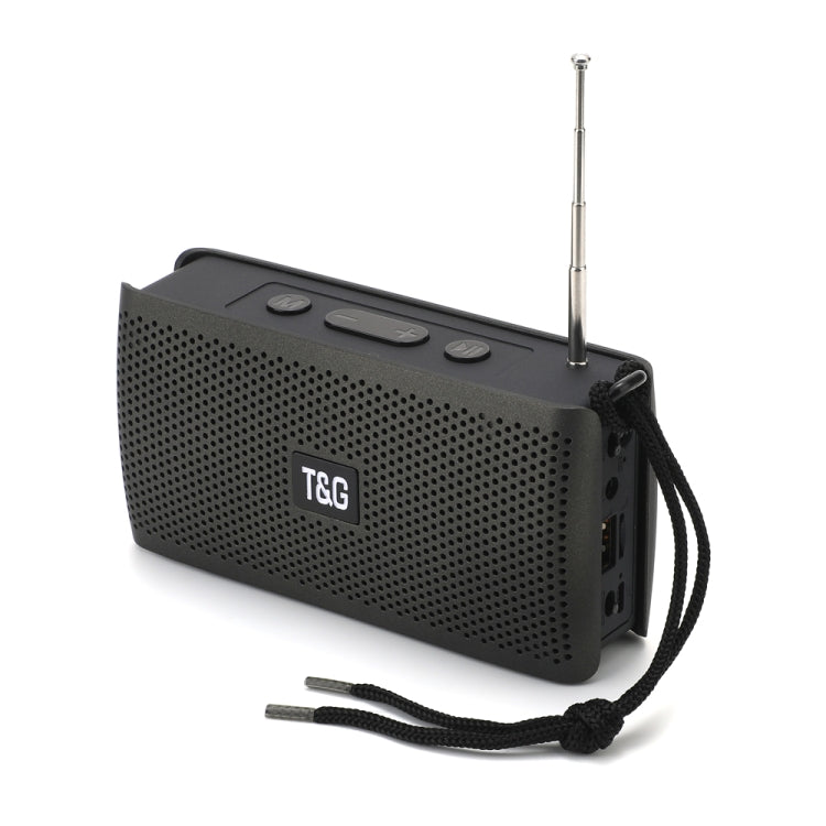 T&G TG282 Portable Bluetooth Speakers with Flashlight, Support TF Card / FM / 3.5mm AUX / U Disk / Hands-free Call(Black) - Desktop Speaker by T&G | Online Shopping UK | buy2fix