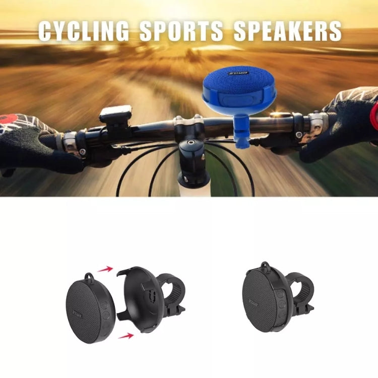 S360 Portable Outdoor Bikes Bluetooth Speaker IPX7 Waterproof  Dust-proof Shockproof Speaker, Support TF(Blue) - Waterproof Speaker by buy2fix | Online Shopping UK | buy2fix