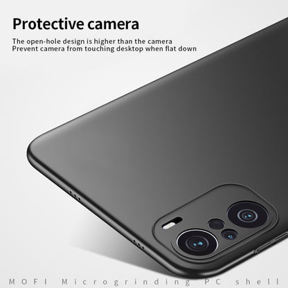 For Xiaomi Redmi K40 / K40 Pro MOFI Frosted PC Ultra-thin Hard Case(Black) - Xiaomi Cases by MOFI | Online Shopping UK | buy2fix