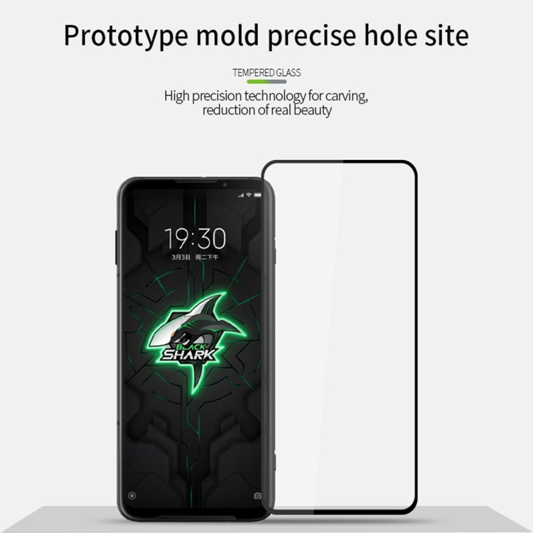 For Xiaomi Black Shark 4 / 4 Pro PINWUYO 9H 2.5D Full Screen Tempered Glass Film(Black) -  by PINWUYO | Online Shopping UK | buy2fix