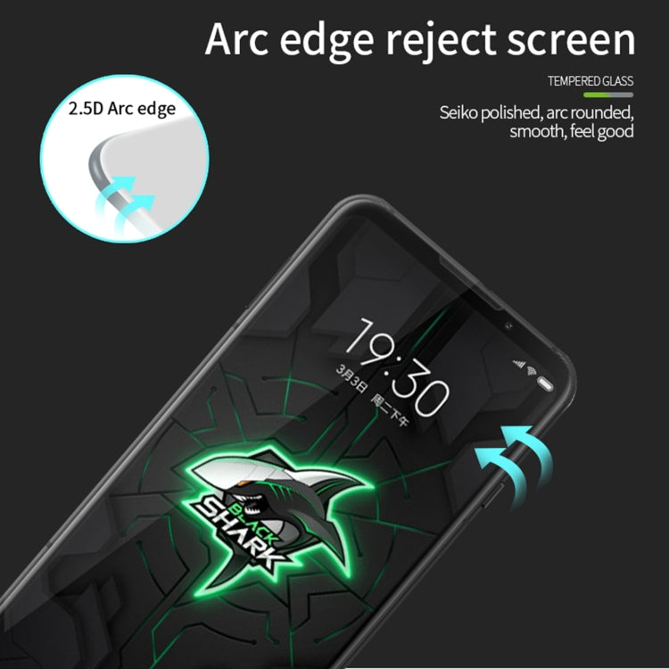 For Xiaomi Black Shark 4 / 4 Pro PINWUYO 9H 2.5D Full Screen Tempered Glass Film(Black) -  by PINWUYO | Online Shopping UK | buy2fix