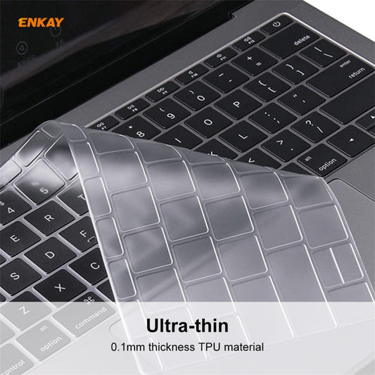 ENKAY US Version Soft TPU Keyboard Protector Film for MacBook 12 inch A1534 (2015) / Pro 13.3 inch A1708 (without Touch Bar) by ENKAY