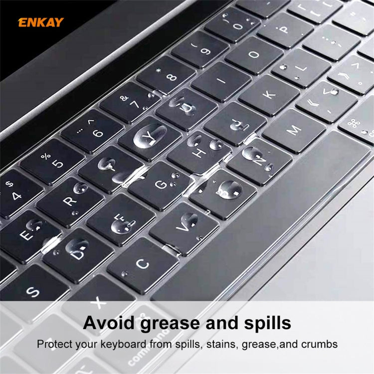 ENKAY Soft TPU Keyboard Protector Film for MacBook Pro 16 inch A2141 / Pro 13.3 inch A2289 & A2251 & A2338 (2020), EU Version - Keyboard Protector by ENKAY | Online Shopping UK | buy2fix