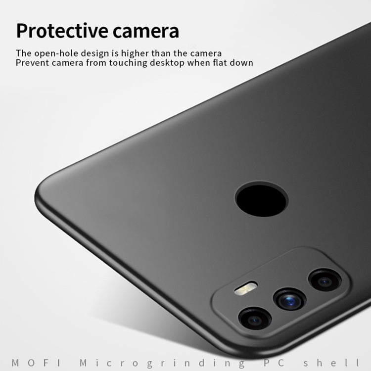 For OPPO A32 / A52 MOFI Frosted PC Ultra-thin Hard Case(Black) - OPPO Cases by MOFI | Online Shopping UK | buy2fix