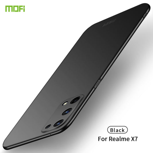 For OPPO Realme X7 MOFI Frosted PC Ultra-thin Hard Case(Black) - Realme Cases by MOFI | Online Shopping UK | buy2fix