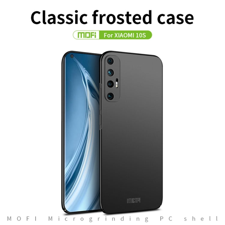 For Xiaomi Mi 10S MOFI Frosted PC Ultra-thin Hard Case(Blue) - Xiaomi Cases by MOFI | Online Shopping UK | buy2fix