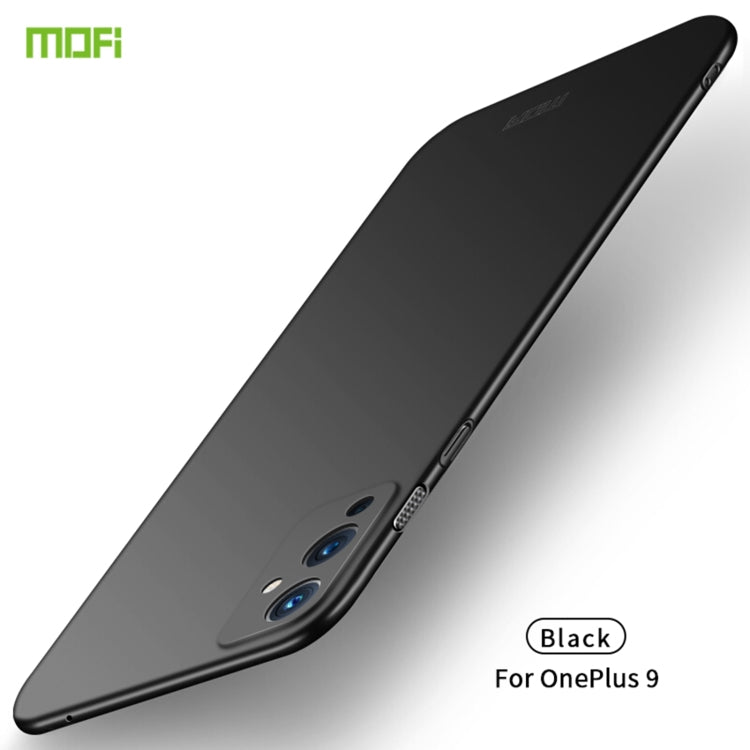 For OnePlus 9 MOFI Frosted PC Ultra-thin Hard Case(Black) - OnePlus Cases by MOFI | Online Shopping UK | buy2fix