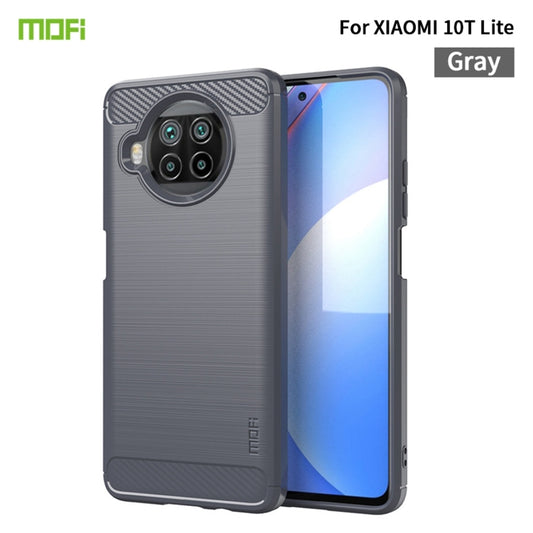 For Xiaomi Mi 10T Lite /Mi 10i 5G / Note 9 Pro 5G MOFI Gentleness Series Brushed Texture Carbon Fiber Soft TPU Case(Grey) - Xiaomi Cases by MOFI | Online Shopping UK | buy2fix