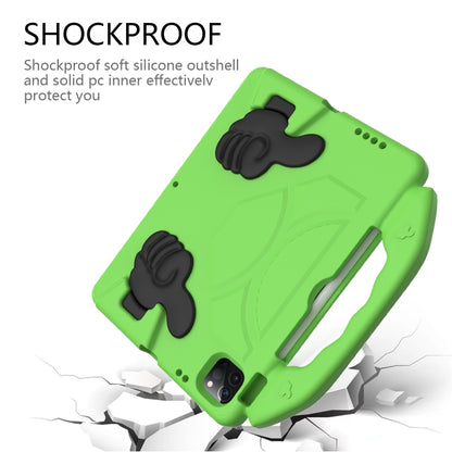 For iPad Pro 11 2022 / 2021 Children EVA Shockproof Tablet Case with Thumb Bracket(Green) - iPad Pro 11 (2022/2021) Cases by buy2fix | Online Shopping UK | buy2fix