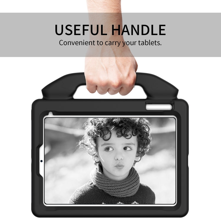 For iPad mini 6 / mini 2024 Children EVA Shockproof Tablet Case with Thumb Bracket(Black) - iPad mini 6 Cases by buy2fix | Online Shopping UK | buy2fix