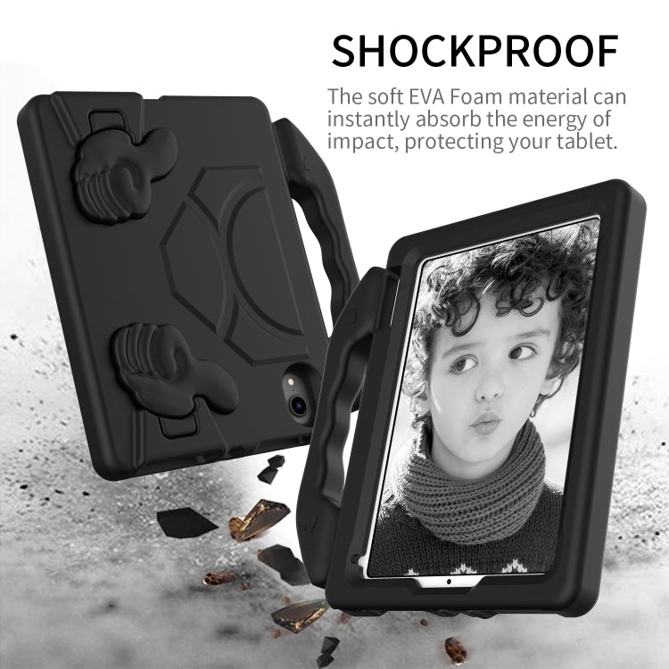For iPad mini 6 / mini 2024 Children EVA Shockproof Tablet Case with Thumb Bracket(Black) - iPad mini 6 Cases by buy2fix | Online Shopping UK | buy2fix