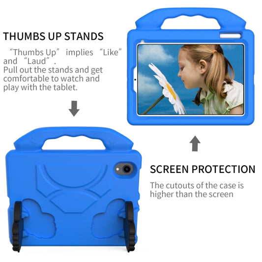 For iPad mini 6 / mini 2024 Children EVA Shockproof Tablet Case with Thumb Bracket(Blue) - iPad mini 6 Cases by buy2fix | Online Shopping UK | buy2fix