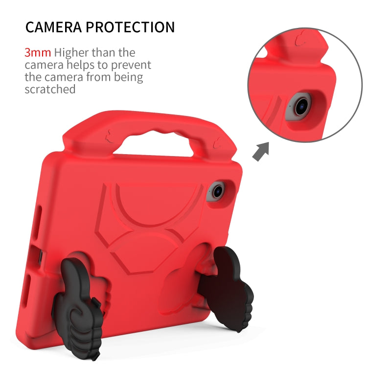 For iPad mini 6 / mini 2024 Children EVA Shockproof Tablet Case with Thumb Bracket(Red) - iPad mini 6 Cases by buy2fix | Online Shopping UK | buy2fix