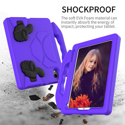 For iPad mini 6 / mini 2024 Children EVA Shockproof Tablet Case with Thumb Bracket(Purple) - iPad mini 6 Cases by buy2fix | Online Shopping UK | buy2fix