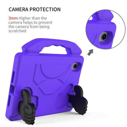 For iPad mini 6 / mini 2024 Children EVA Shockproof Tablet Case with Thumb Bracket(Purple) - iPad mini 6 Cases by buy2fix | Online Shopping UK | buy2fix