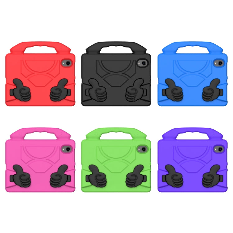 For iPad mini 6 / mini 2024 Children EVA Shockproof Tablet Case with Thumb Bracket(Purple) - iPad mini 6 Cases by buy2fix | Online Shopping UK | buy2fix