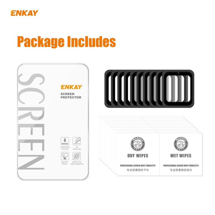 For Redmi Watch 10 PCS ENKAY Hat-Prince 3D Full Screen Soft PC Edge + PMMA HD Screen Protector Film - Screen Protector by ENKAY | Online Shopping UK | buy2fix