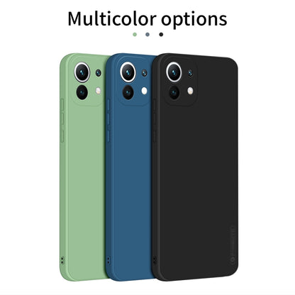 For Xiaomi Mi 11 Lite PINWUYO Touching Series Liquid Silicone TPU Shockproof Case(Blue) - Xiaomi Cases by PINWUYO | Online Shopping UK | buy2fix