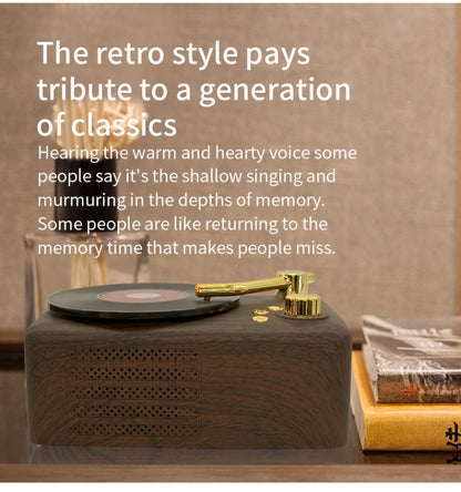 T12 Retro Style Bluetooth Speaker, Built-in High-sensitivity FM Receiving Antenna, Long-Term Voyage - Desktop Speaker by buy2fix | Online Shopping UK | buy2fix